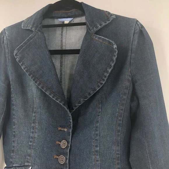Zara | Fitted Denim Jacket - Picture 2 of 11